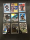 9 Card Lot of Football ROOKIE Cards - Mostly 2020 Sets - Future Stars and More!