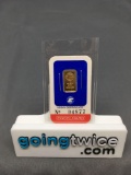 1 Gram .999 Fine GOLD Engelhard Gold Bullion Bar in Original Packaging