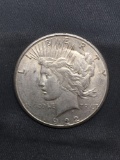 1922-S United States Peace Silver Dollar - 90% Silver Coin from Estate Collection