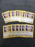 24 Count Lot of Jungle Pokemon Starter Meowth 56/64 Trading Cards