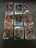 9 Card Lot of REFRACTORS and PRIZMS with Stars and Rookies from Huge Collection