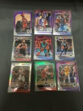 9 Card Lot of REFRACTORS and PRIZMS with Stars and Rookies from Huge Collection