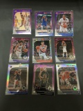 9 Card Lot of REFRACTORS and PRIZMS with Stars and Rookies from Huge Collection