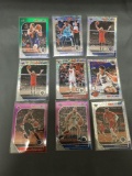 9 Card Lot of REFRACTORS and PRIZMS with Stars and Rookies from Huge Collection