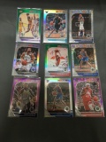 9 Card Lot of REFRACTORS and PRIZMS with Stars and Rookies from Huge Collection