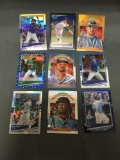 9 Card Lot of REFRACTORS and PRIZMS with Stars and Rookies from Huge Collection