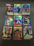 9 Card Lot of REFRACTORS and PRIZMS with Stars and Rookies from Huge Collection