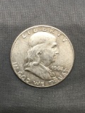 1962-D United States Franklin Silver Half Dollar - 90% Silver Coin from Estate Hoard