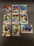 9 Card Lot of REFRACTORS and PRIZMS with Stars and Rookies from Huge Collection