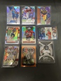 9 Card Lot of REFRACTORS and PRIZMS with Stars and Rookies from Huge Collection