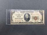 1929 United States Jackson $20 National Bank Note - New York - Rare Bill Currency Note