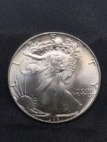 1986 United States 1 Ounce .999 Fine Silver AMERICAN EAGLE Silver Bullion Round Coin