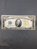 1934-A United States Hamilton $10 Silver Certificate Bill Currency Note