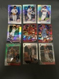 9 Card Lot of REFRACTORS and PRIZMS with Stars and Rookies from Huge Collection