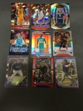 9 Card Lot of REFRACTORS and PRIZMS with Stars and Rookies from Huge Collection