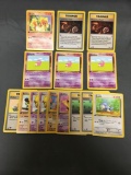 15 Count Lot of ALL Vintage 1st Edition Pokemon Trading Cards