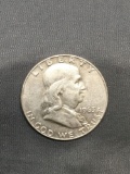 1963-D United States Franklin Silver Half Dollar - 90% Silver Coin from Estate Hoard