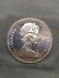 1967 Canada Silver Dollar - 80% Silver Coin from Estate Collection