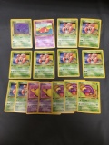 15 Count Lot of ALL Vintage 1st Edition Pokemon Trading Cards