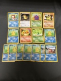 15 Count Lot of ALL Vintage 1st Edition Pokemon Trading Cards