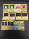 15 Count Lot of ALL Vintage 1st Edition Pokemon Trading Cards