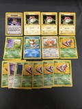 15 Count Lot of ALL Vintage 1st Edition Pokemon Trading Cards