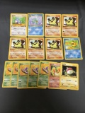 15 Count Lot of ALL Vintage 1st Edition Pokemon Trading Cards