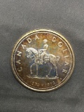 1973 Canada Silver Dollar - 80% Silver Coin from Estate Collection