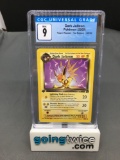 CGC MINT 9 - Team Rocket 1st Edition Pokemon Trading Card - Dark Jolteon #38