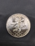 1968 Mexico 25 Peso Silver Foreign World Coin - 72% Silver Coin from Estate Collection