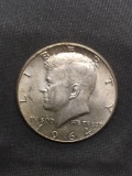 1964 United States Kennedy Silver Half Dollar - 90% Silver Coin from Estate Collection