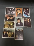 9 Card Lot of 1960's Vintage The Beetles Trading Cards from Collection - Unresearched