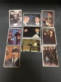 9 Card Lot of 1960's Vintage The Beetles Trading Cards from Collection - Unresearched