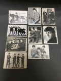 9 Card Lot of 1960's Vintage The Beetles Trading Cards from Collection - Unresearched