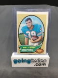 1970 Topps #162 LARRY CSONKA Dolphins Vintage Football Card