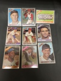 9 Card Lot of 1966 Topps Vintage Baseball Cards from Huge Collection