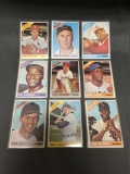 9 Card Lot of 1966 Topps Vintage Baseball Cards from Huge Collection