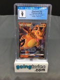 CGC Graded 2019 Pokemon Hidden Fates Promo #SM211 CHARIZARD GX Holofoil Rare Trading Card - MINT 9