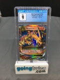 CGC Graded 2016 Pokemon Evolutions #13 M CHARIZARD EX Holofoil Rare Trading Card - MINT 9