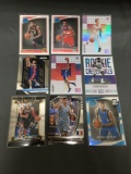 9 Card Lot of Basketball ROOKIE Cards - Newer Sets - Prizm and More - HUGE UPSIDE!!