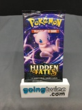 Factory Sealed 2019 Pokemon HIDDEN FATES 10 Card Booster Pack