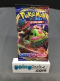 Factory Sealed Pokemon SWORD & SHIELD Base 10 Card Booster Pack