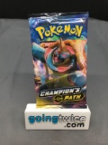 Factory Sealed Pokemon Sword & Shield CHAMPIONS PATH 10 Card Booster Pack