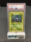 PSA Graded 1999 Pokemon Base Set Unlimited #66 TANGELA Trading Card - NM-MT 8
