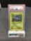 PSA Graded 1999 Pokemon Base Set Unlimited #66 TANGELA Trading Card - GEM MINT 10