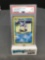 PSA Graded 1999 Pokemon Base Set Unlimited #42 WARTORTLE Trading Card - MINT 9
