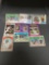 9 Card Lot of 1970's Topps Vintage Baseball Cards with Hall of Famers and Stars