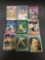 9 Card Lot of 1970's Topps Vintage Baseball Cards with Hall of Famers and Stars