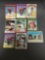 9 Card Lot of 1970's Topps Vintage Baseball Cards with Hall of Famers and Stars
