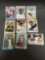 9 Card Lot of 1970's Topps Vintage Baseball Cards with Hall of Famers and Stars